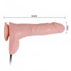 Pompowane dildo wibrujące na przyssawce Baile 18,8 cm